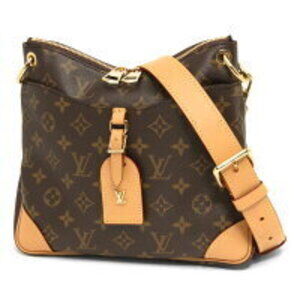 Louis Vuitton Odeon Shoulder Bag NM Monogram Brown Beige